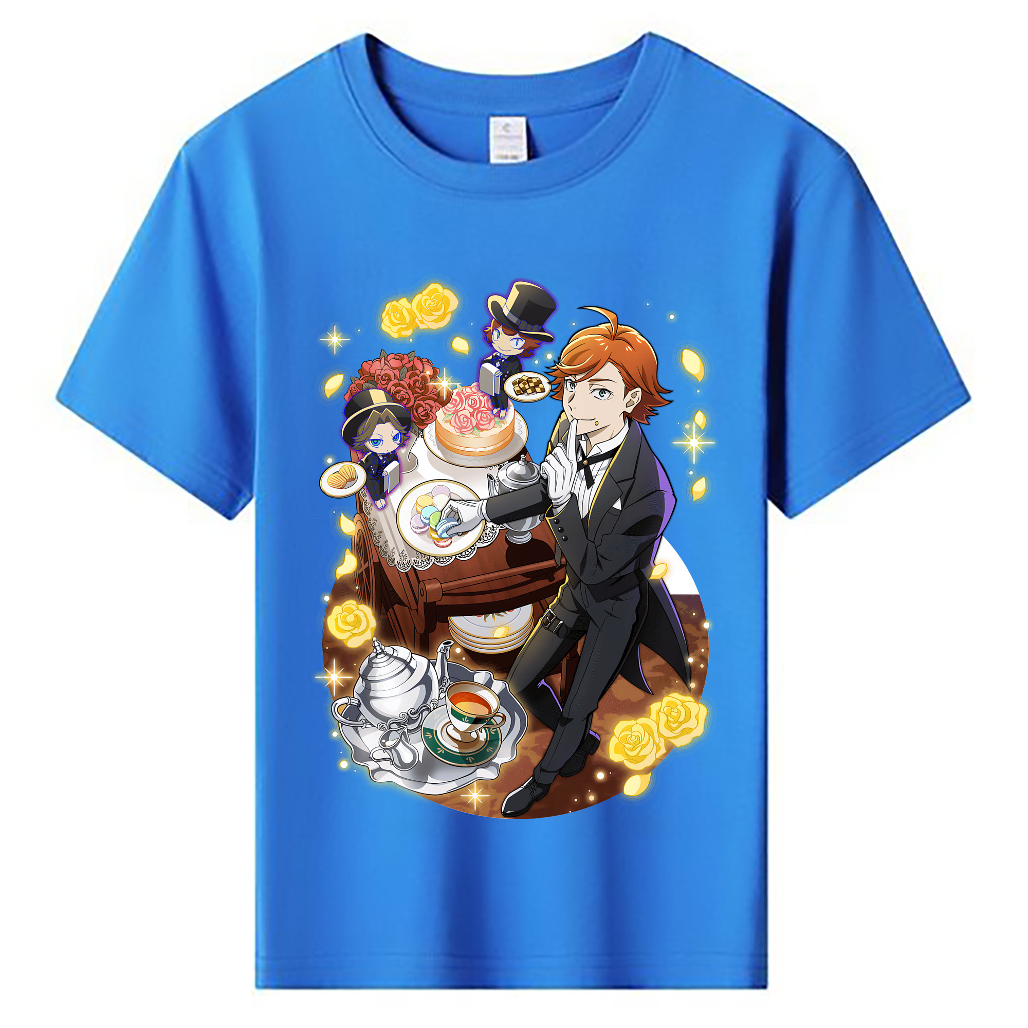 （画像用） 文豪ストレイドッグス Bungo Stray Dogs 綿100％キッズTシャツ（フロントプリント）